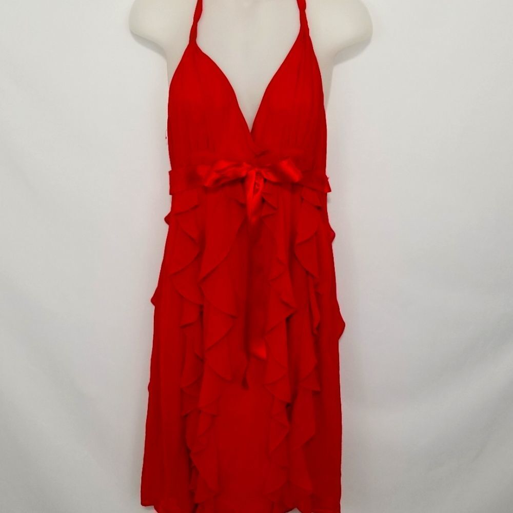 ELIZA J New York Crimson Cocktail/Party Dress (0008)